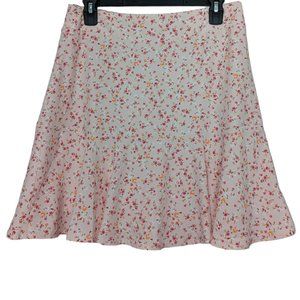 Women's NWT Francesca's floral skirt, light pink, size L